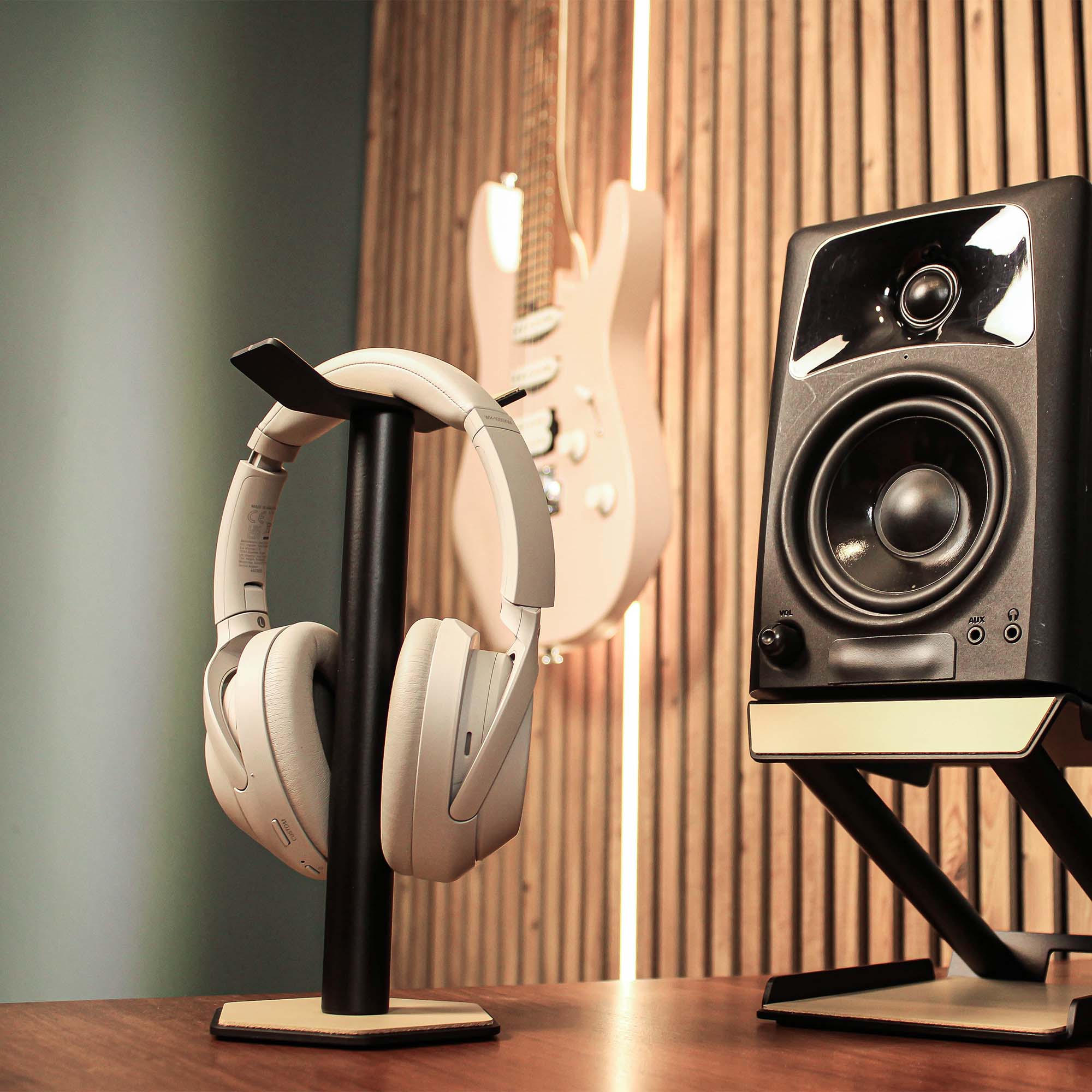 Headphone Stand, Headset Holder Desk organizer