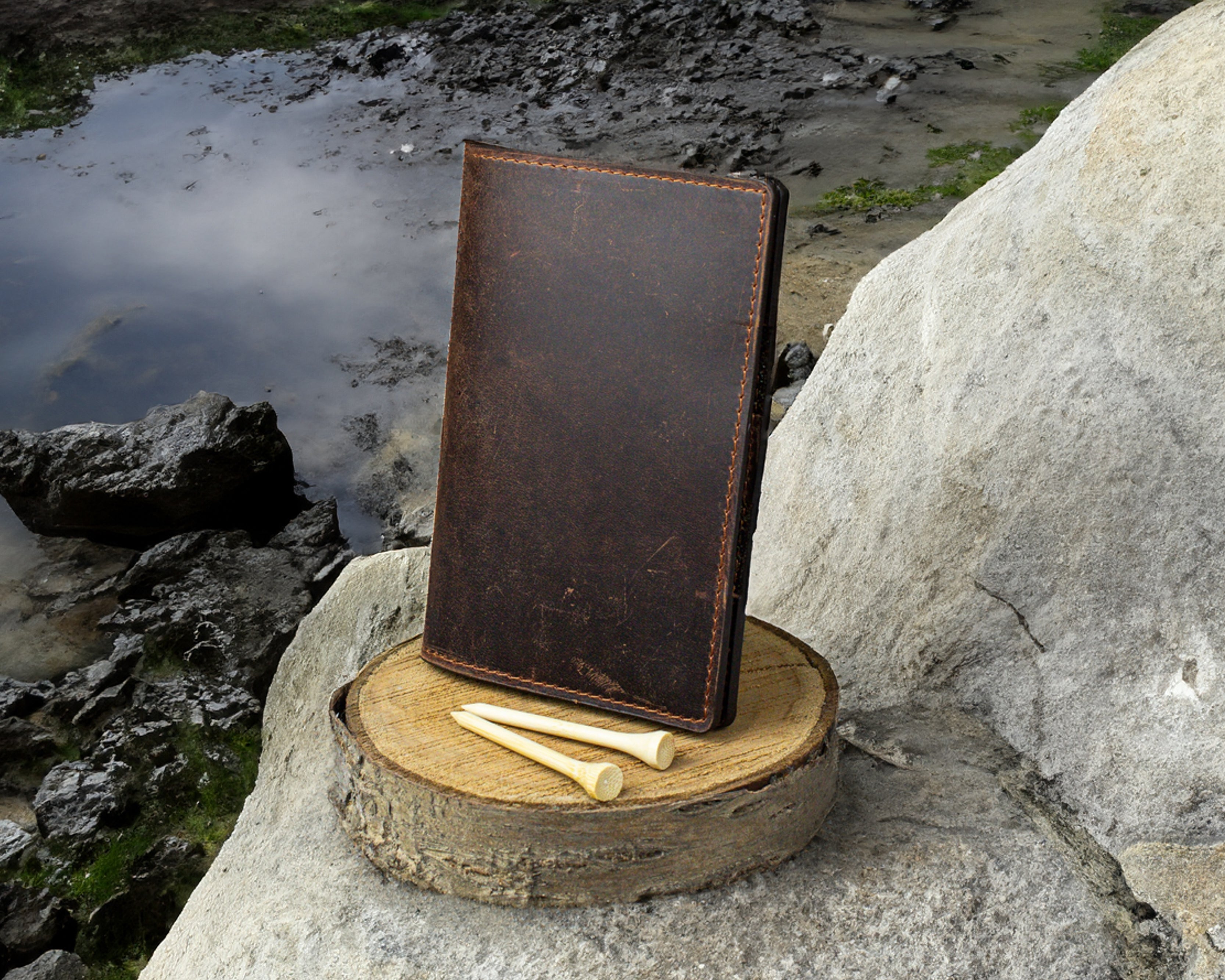 Leather Scorecard Holder & Yardage Book Cover
