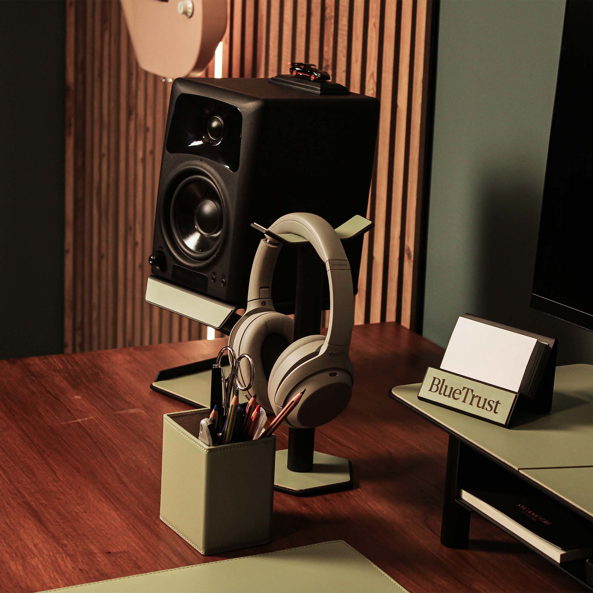 Headphone Stand, Headset Holder Desk organizer