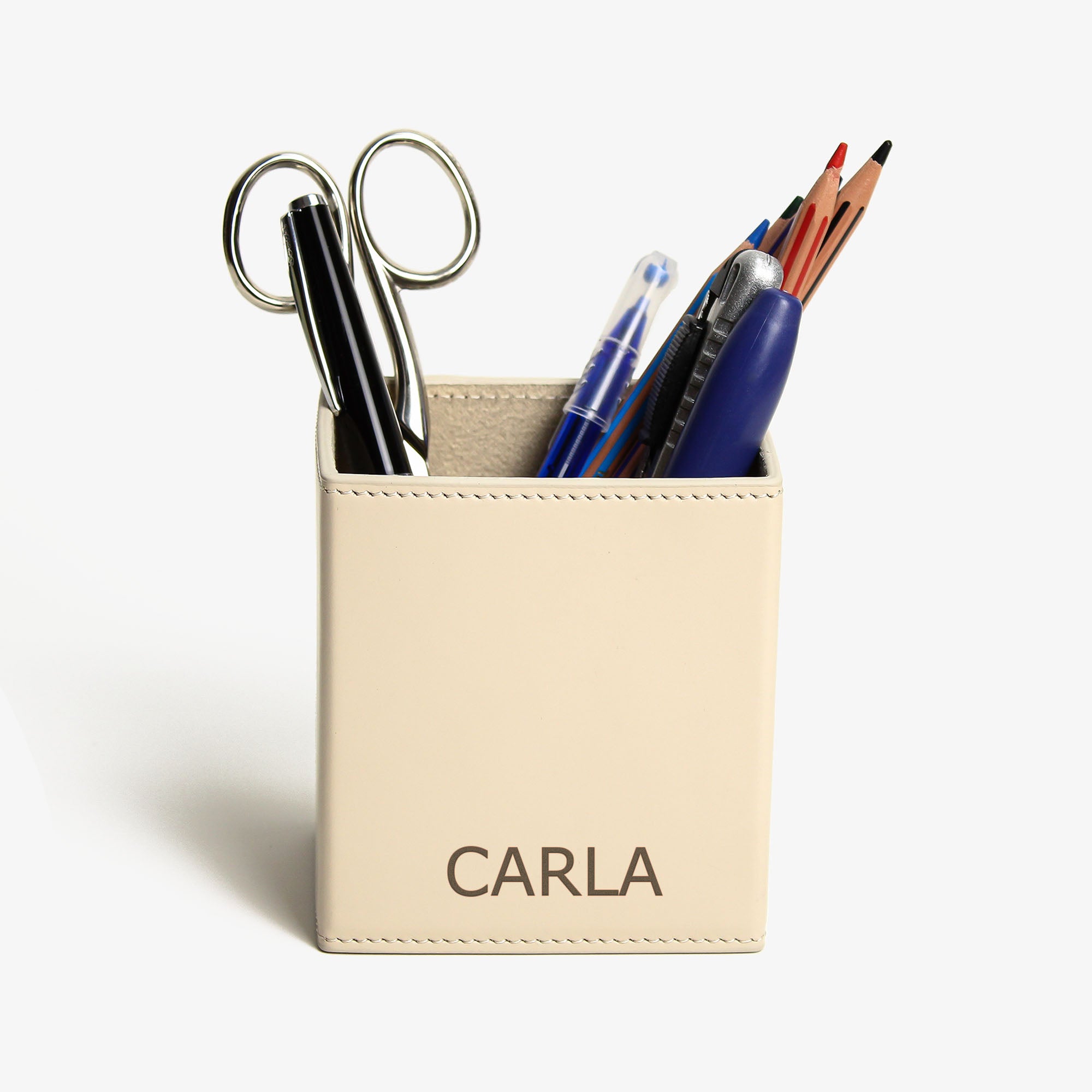 Custom Leather Pencil Cup