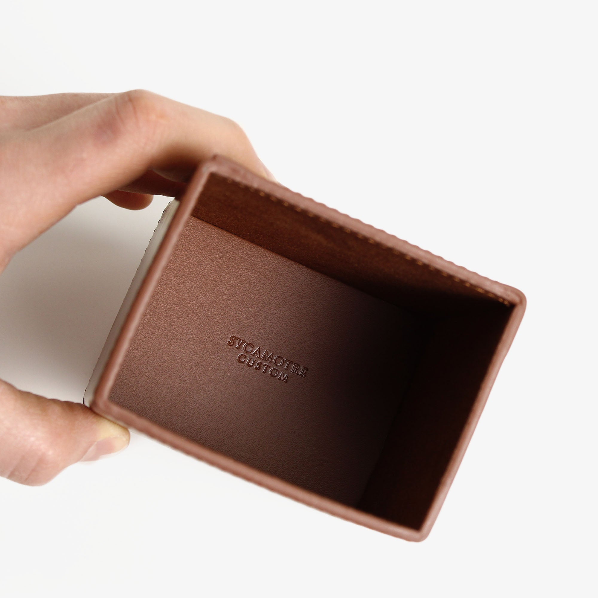 Luxury Leather Pencil Cup Holder