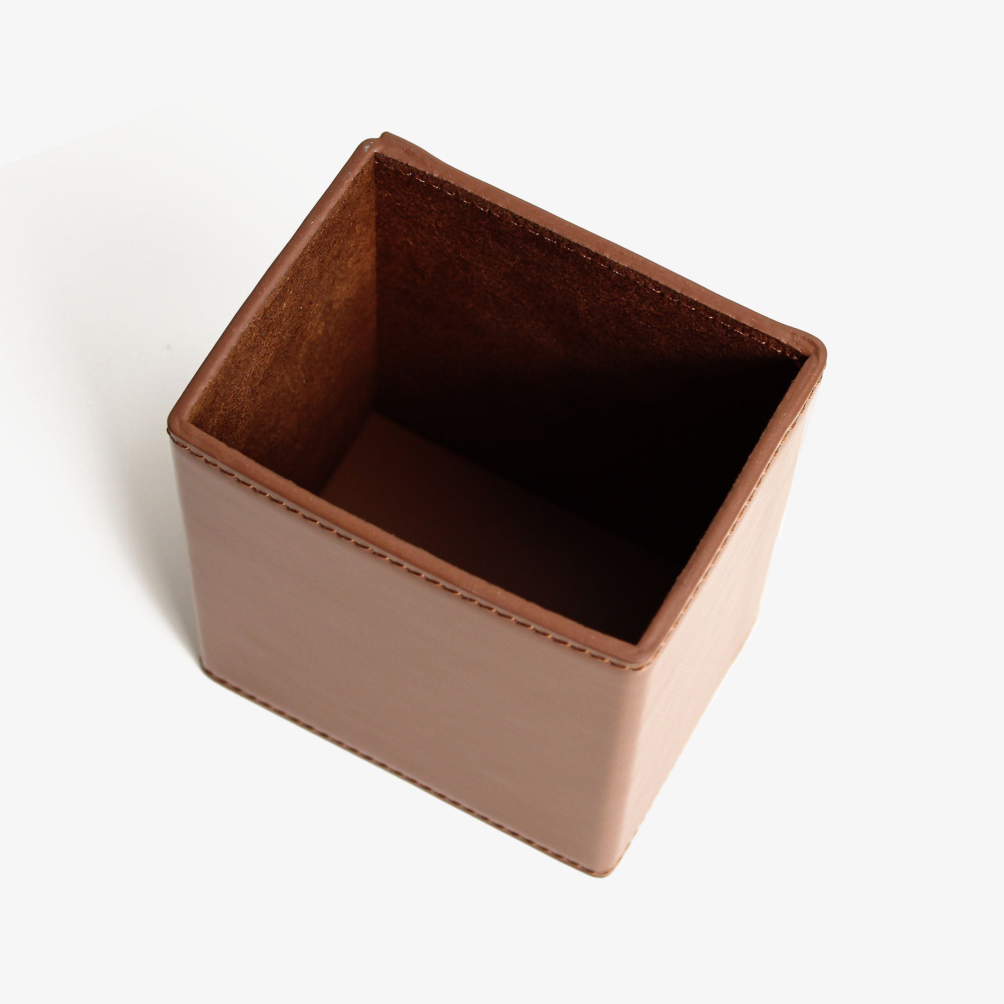 Luxury Leather Pencil Cup Holder