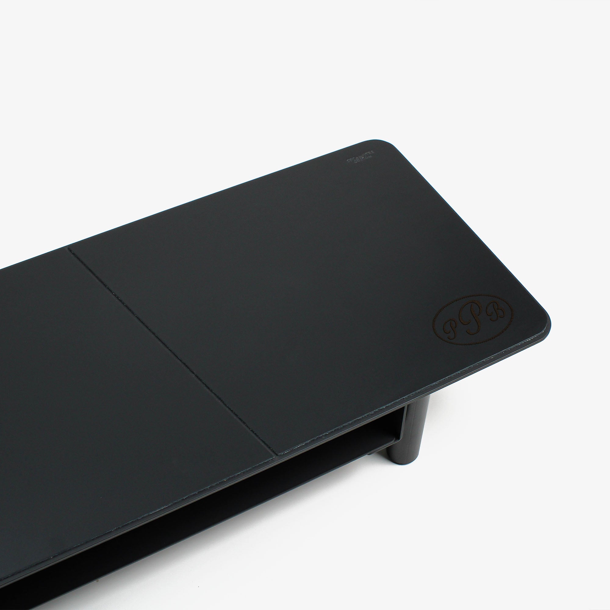 Black Desk Monitor Shelf Dual Monitor Stand