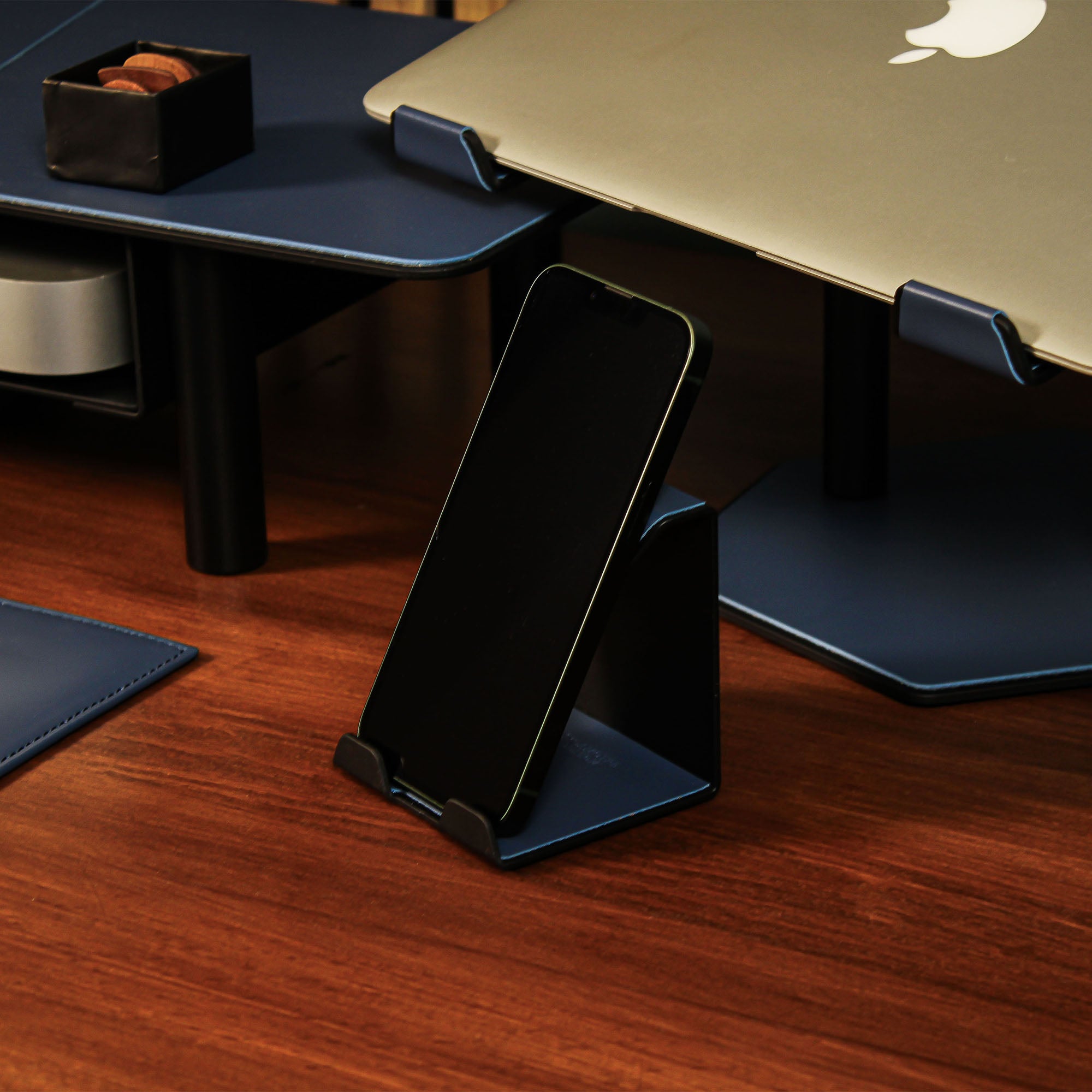Best Mobile Phone Stand with leather overlay