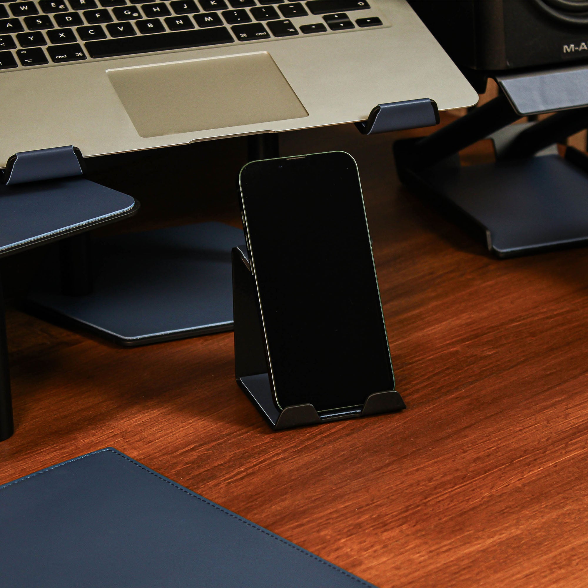 Best Mobile Phone Stand with leather overlay