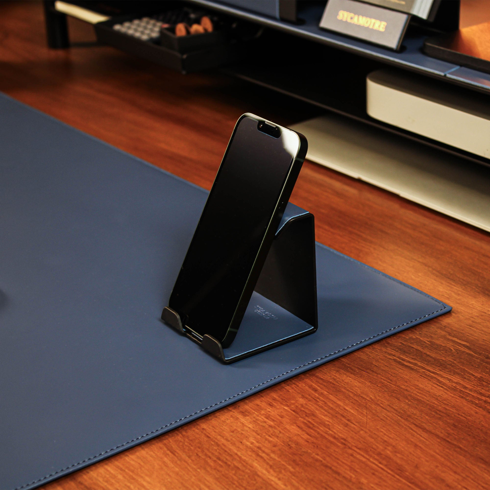 Best Mobile Phone Stand with leather overlay