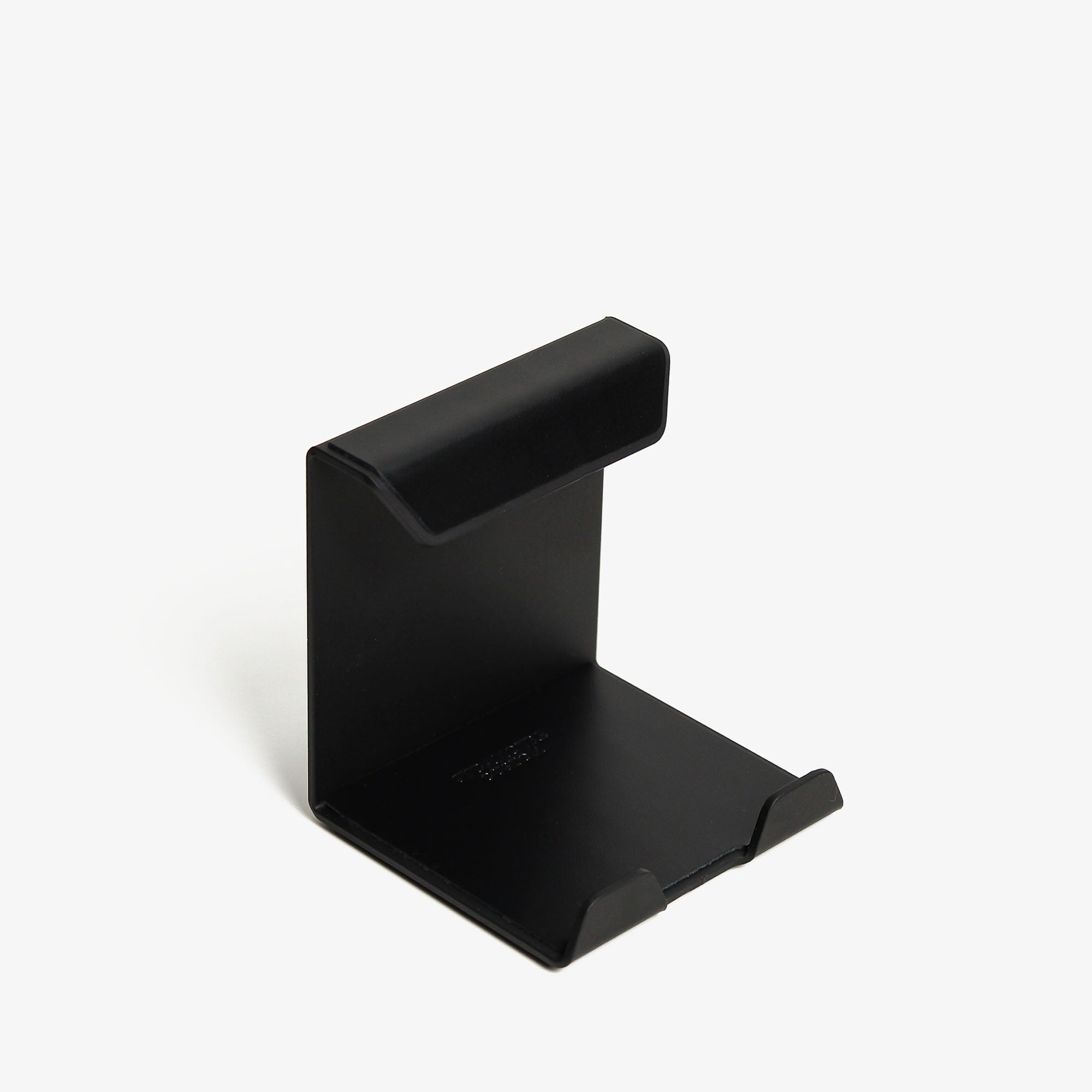 Metal Mobile Phone Stand with leather overlay