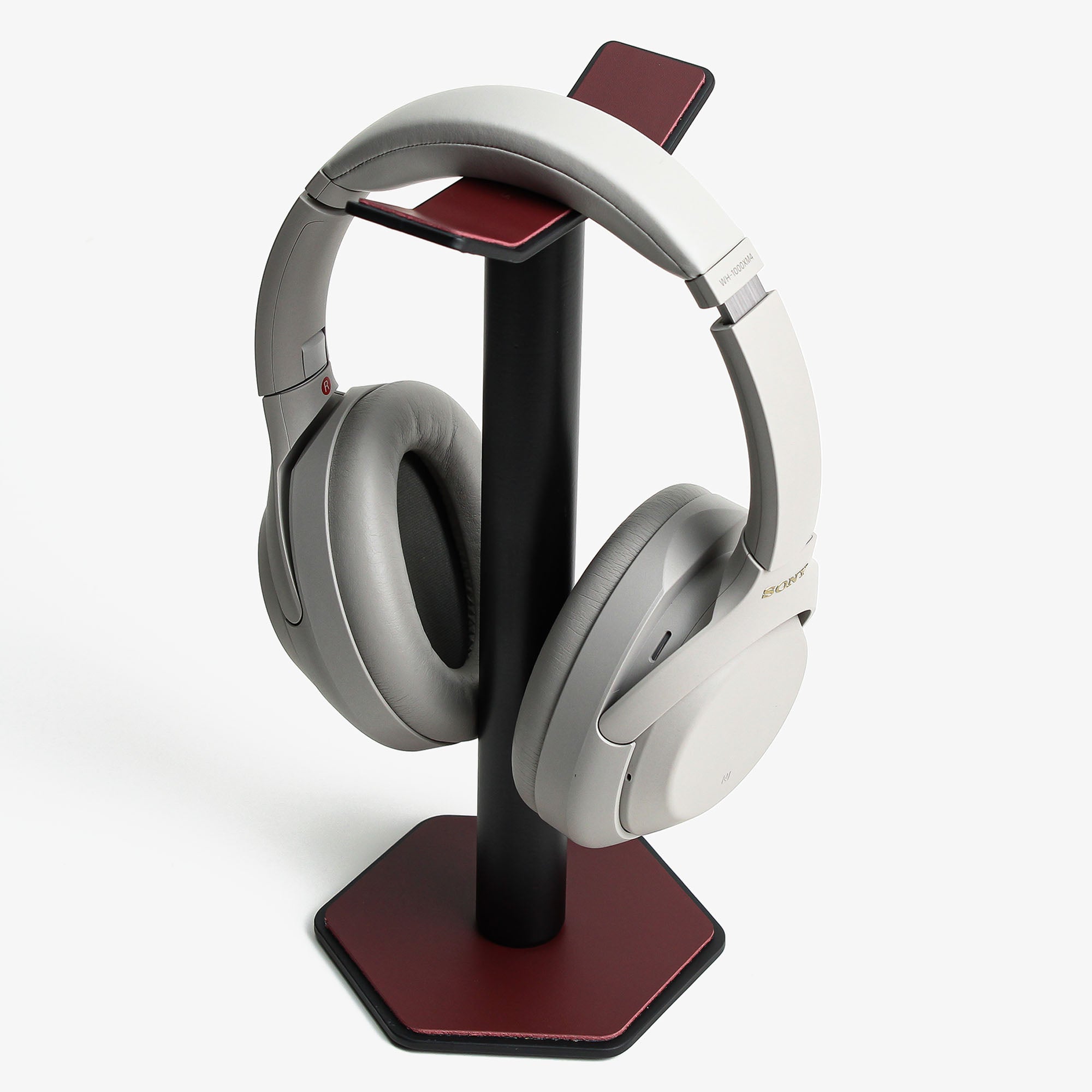 Headphone Stand, Headset Holder Desk #color_burgundy
