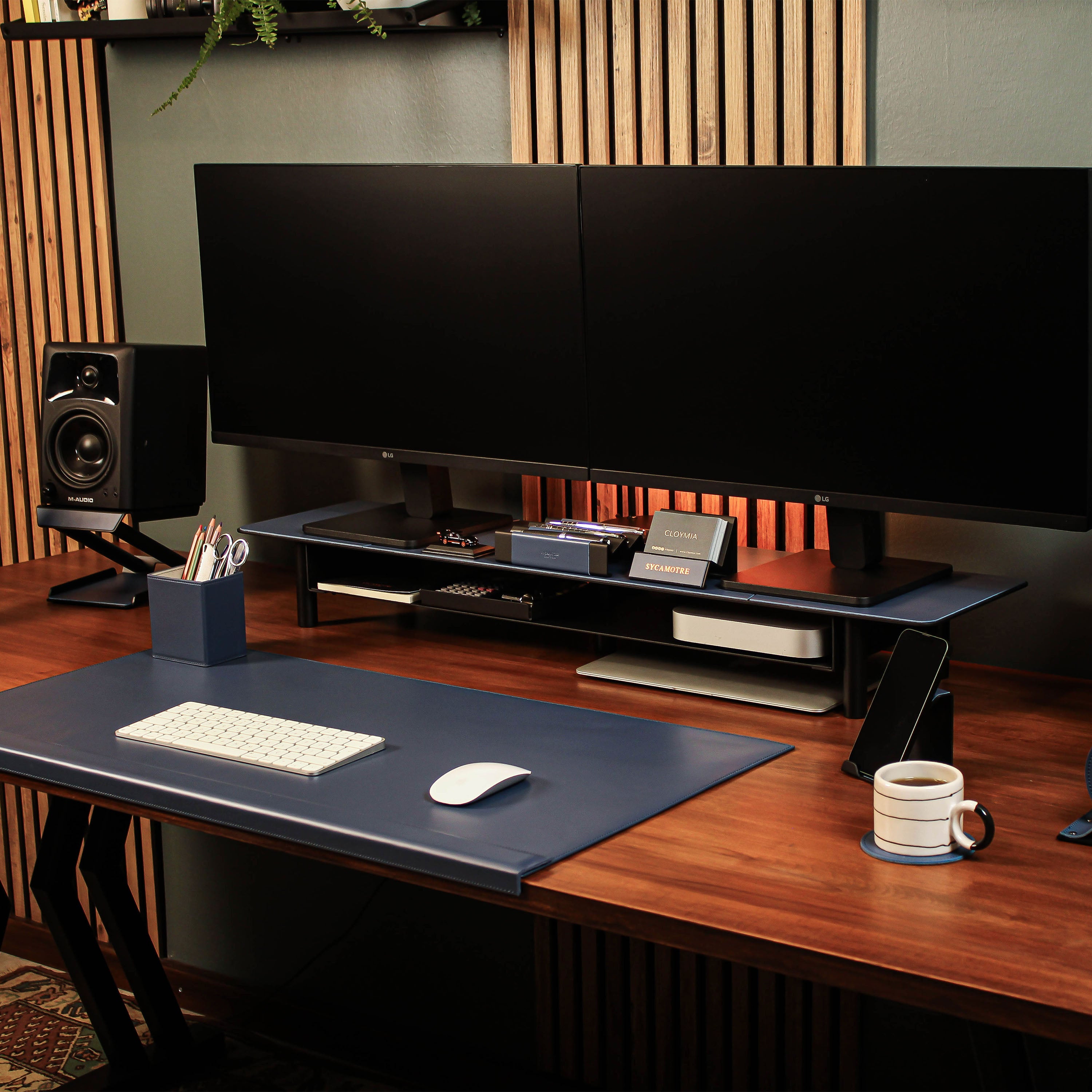 Best Business Card Holder with leather overlay