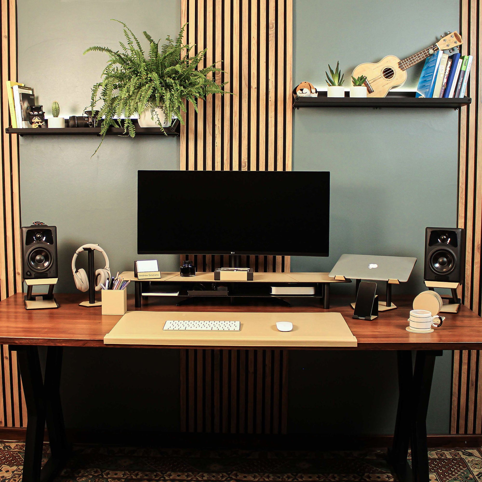 Headphone Stand, Headset Holder Desk organizer