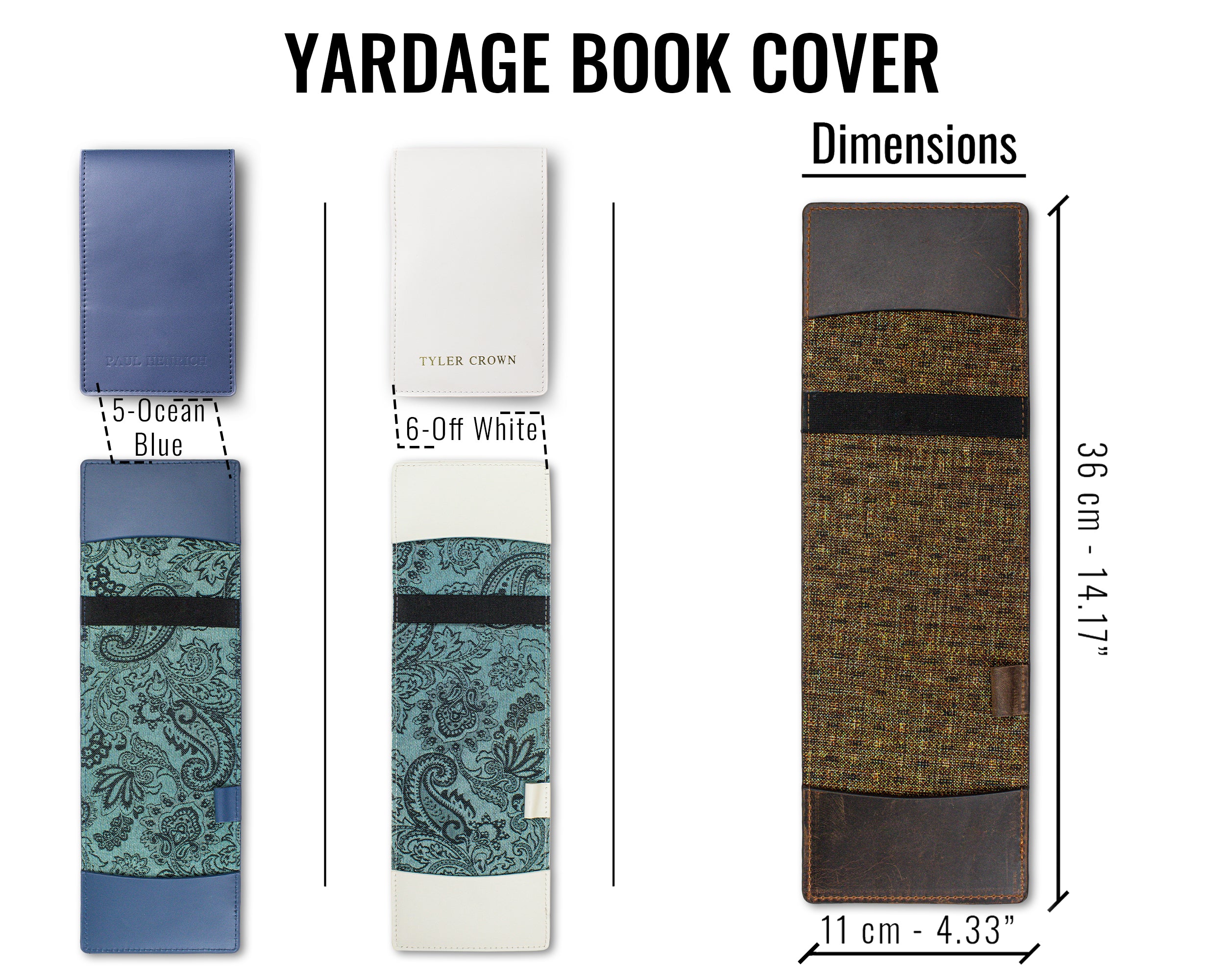Leather Scorecard Holder & Yardage Book Cover