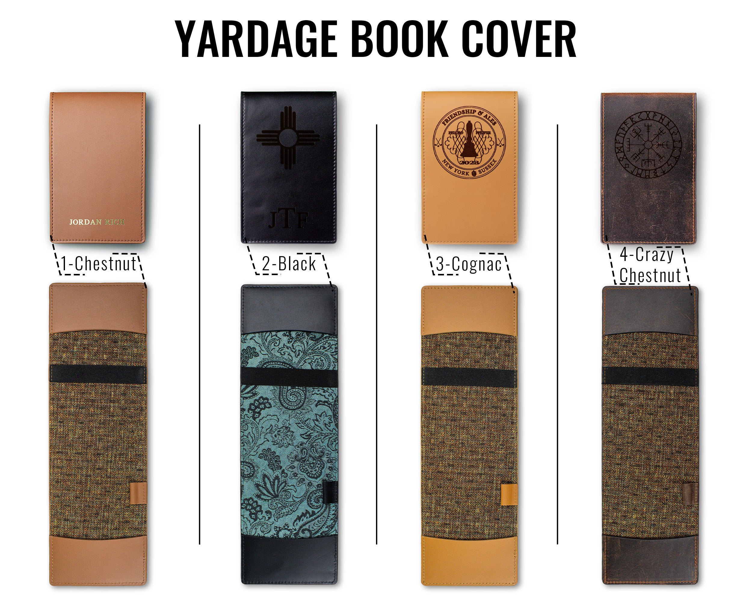 Leather Scorecard Holder & Yardage Book Cover