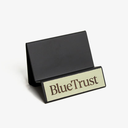 Best Business Card Holder with leather overlay 