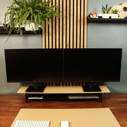 Minimalist Monitor Stand Luxury office desk organizer 