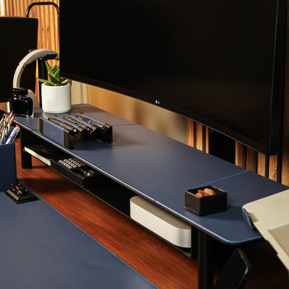 Luxury Office Monitor Stand minimalist desk organizer 