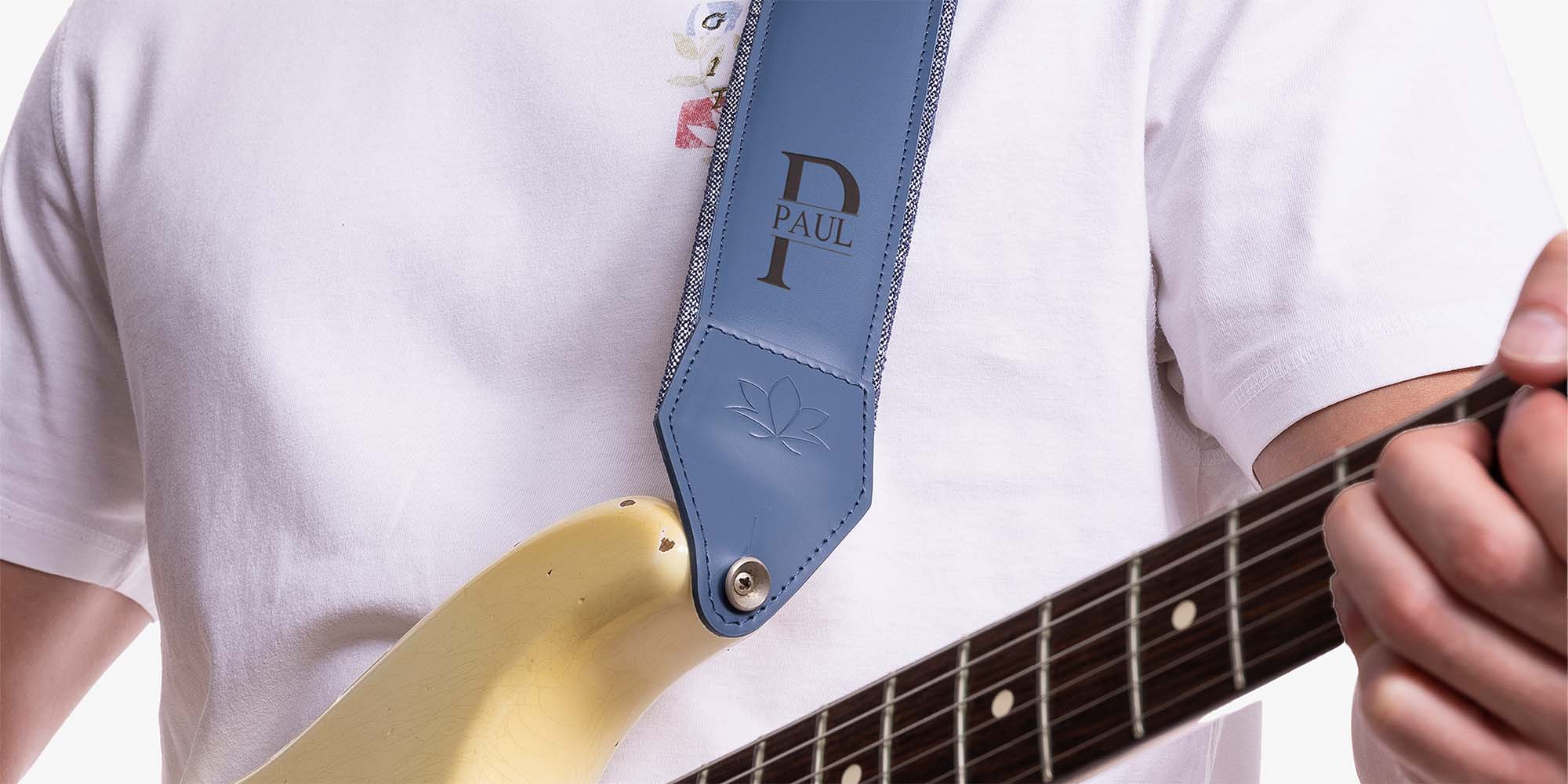 Personalized Leather Guitar Strap